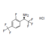 (R)-2,2,2-Trifluoro-1-[2-fluoro-4-(trifluoromethyl)phenyl]ethanamine Hydrochloride