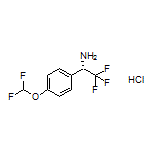 (S)-1-[4-(Difluoromethoxy)phenyl]-2,2,2-trifluoroethanamine Hydrochloride