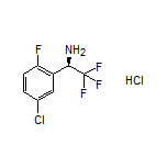 (R)-1-(5-Chloro-2-fluorophenyl)-2,2,2-trifluoroethanamine Hydrochloride