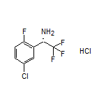 (S)-1-(5-Chloro-2-fluorophenyl)-2,2,2-trifluoroethanamine Hydrochloride