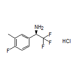 (R)-2,2,2-Trifluoro-1-(4-fluoro-3-methylphenyl)ethanamine Hydrochloride