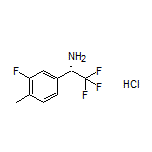 (S)-2,2,2-Trifluoro-1-(3-fluoro-4-methylphenyl)ethanamine Hydrochloride
