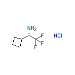 (S)-1-Cyclobutyl-2,2,2-trifluoroethanamine Hydrochloride