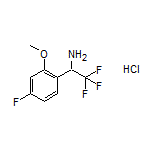 2,2,2-Trifluoro-1-(4-fluoro-2-methoxyphenyl)ethanamine Hydrochloride