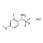 2,2,2-Trifluoro-1-(2-fluoro-4-methoxyphenyl)ethanamine Hydrochloride