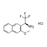 (S)-2,2,2-Trifluoro-1-(3-methoxy-2-naphthyl)ethanamine Hydrochloride