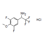 1-(3,5-Difluoro-4-methoxyphenyl)-2,2,2-trifluoroethanamine Hydrochloride