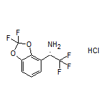 (S)-1-(2,2-Difluorobenzo[d][1,3]dioxol-4-yl)-2,2,2-trifluoroethanamine Hydrochloride