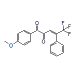 (E)-5,5,5-Trifluoro-1-(4-methoxyphenyl)-4-phenyl-3-pentene-1,2-dione