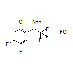 1-(2-Chloro-4,5-difluorophenyl)-2,2,2-trifluoroethanamine Hydrochloride