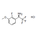 (R)-2,2,2-Trifluoro-1-(2-fluoro-3-methoxyphenyl)ethanamine Hydrochloride