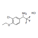 1-(3-Chloro-4-ethoxyphenyl)-2,2,2-trifluoroethanamine Hydrochloride
