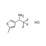2,2,2-Trifluoro-1-(5-methyl-3-thienyl)ethanamine Hydrochloride