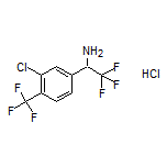 1-[3-Chloro-4-(trifluoromethyl)phenyl]-2,2,2-trifluoroethanamine Hydrochloride