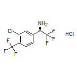 (R)-1-[3-Chloro-4-(trifluoromethyl)phenyl]-2,2,2-trifluoroethanamine Hydrochloride