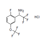 2,2,2-Trifluoro-1-[2-fluoro-5-(trifluoromethoxy)phenyl]ethanamine Hydrochloride