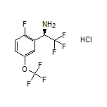 (R)-2,2,2-Trifluoro-1-[2-fluoro-5-(trifluoromethoxy)phenyl]ethanamine Hydrochloride