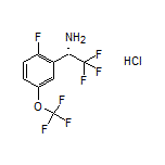 (S)-2,2,2-Trifluoro-1-[2-fluoro-5-(trifluoromethoxy)phenyl]ethanamine Hydrochloride