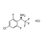 (R)-1-(4-Chloro-2,6-difluorophenyl)-2,2,2-trifluoroethanamine Hydrochloride