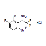 (S)-1-(2,6-Dibromo-3-fluorophenyl)-2,2,2-trifluoroethanamine Hydrochloride