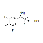 (R)-1-(3,5-Difluoro-4-methylphenyl)-2,2,2-trifluoroethanamine Hydrochloride