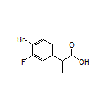 2-(4-Bromo-3-fluorophenyl)propanoic Acid