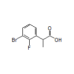 2-(3-Bromo-2-fluorophenyl)propanoic Acid