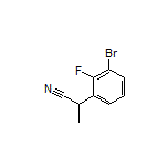 2-(3-Bromo-2-fluorophenyl)propanenitrile