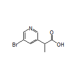 2-(5-Bromopyridin-3-yl)propanoic Acid