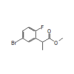 Methyl 2-(5-Bromo-2-fluorophenyl)propanoate