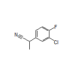 2-(3-Chloro-4-fluorophenyl)propanenitrile