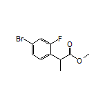 Methyl 2-(4-Bromo-2-fluorophenyl)propanoate