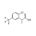 2-[2-Chloro-5-(trifluoromethyl)phenyl]propanoic Acid