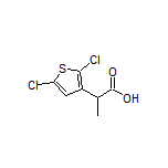 2-(2,5-Dichlorothiophen-3-yl)propanoic Acid