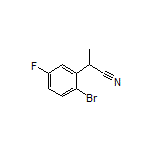 2-(2-Bromo-5-fluorophenyl)propanenitrile