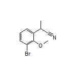 2-(3-Bromo-2-methoxyphenyl)propanenitrile