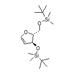 tert-Butyl[[(2R,3S)-3-[(tert-butyldimethylsilyl)oxy]-2,3-dihydrofuran-2-yl]methoxy]dimethylsilane