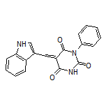 5-[(3-Indolyl)methylene]-1-phenylpyrimidine-2,4,6(1H,3H,5H)-trione