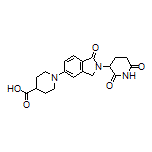 1-[2-(2,6-Dioxo-3-piperidyl)-1-oxo-5-isoindolinyl]piperidine-4-carboxylic Acid
