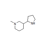 1-Methyl-3-(2-pyrrolidinyl)piperidine