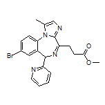 Methyl 3-[8-Bromo-1-methyl-6-(2-pyridyl)-6H-benzo[f]imidazo[1,2-a][1,4]diazepin-4-yl]propanoate