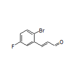 (E)-3-(2-Bromo-5-fluorophenyl)acrylaldehyde