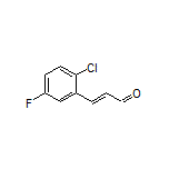 (E)-3-(2-Chloro-5-fluorophenyl)acrylaldehyde
