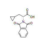 (R)-3-Cyclopropyl-2-(1,3-dioxo-2-isoindolinyl)propanoic Acid