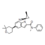 1-((1S,2S)-1-Cyano-2-methylcyclopropyl)-5-[(S)-2,2-dimethyltetrahydro-2H-pyran-4-yl]-N-methyl-N-phenyl-1H-indole-2-carboxamide