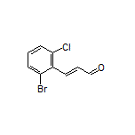 (E)-3-(2-Bromo-6-chlorophenyl)acrylaldehyde