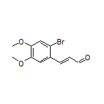(E)-3-(2-Bromo-4,5-dimethoxyphenyl)acrylaldehyde