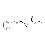 Ethyl (1R,2R)-2-[(Benzyloxy)methyl]cyclopropane-1-carboxylate