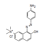8-[(4-Aminophenyl)diazenyl]-7-hydroxy-N,N,N-trimethylnaphthalen-2-aminium Chloride