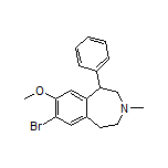 7-Bromo-8-methoxy-3-methyl-1-phenyl-2,3,4,5-tetrahydro-1H-benzo[d]azepine